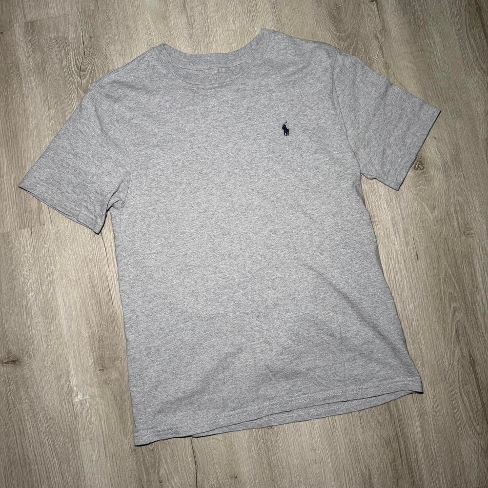 Polo by Ralph Lauren modern light grey dress shirt tee
